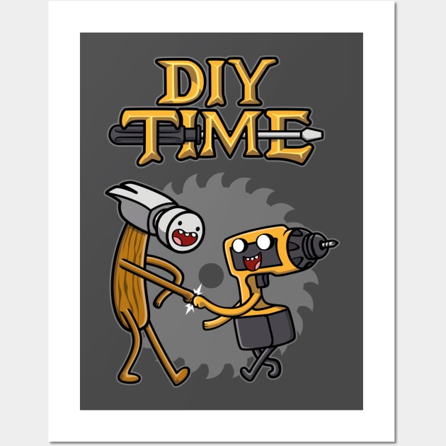 DIY Time v2 Wall Art by Olipop